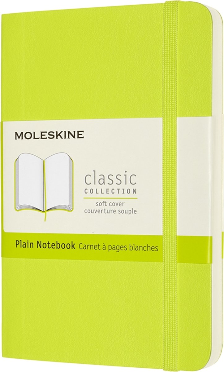 Moleskine Clas. S Notesbog | Pkt. | Blan. | L.grøn