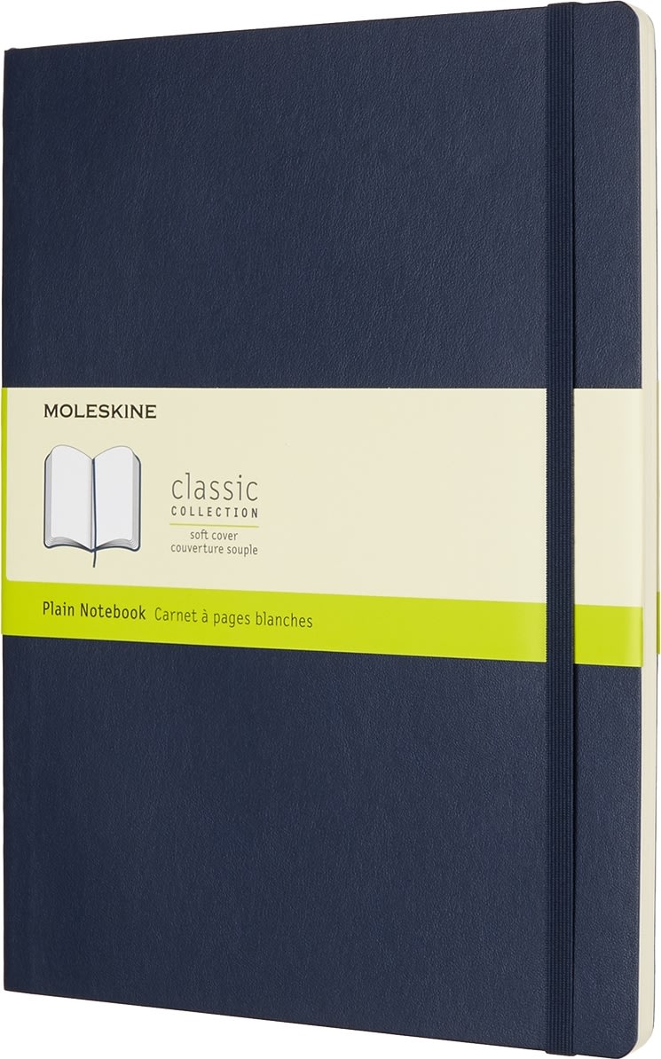 Moleskine Clas. S Notesbog | XL | Blan. | S.blå