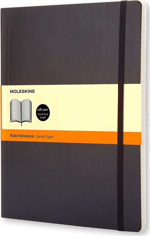 Moleskine Clas. S Notesbog | XL | Linj. | Sort