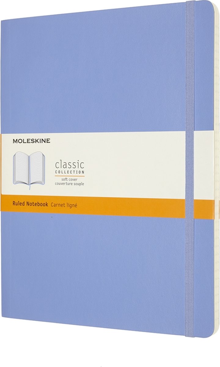 Moleskine Clas. S Notesbog | XL | Linj. | H.blå