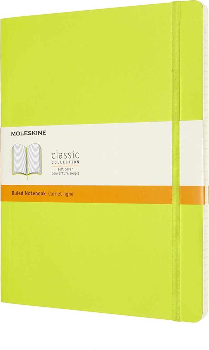 Moleskine Clas. S Notesbog | XL | Linj. | L.grøn