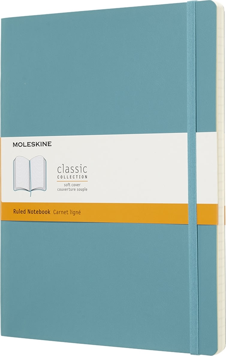 Moleskine Clas. S Notesbog | XL | Linj. | R.blå