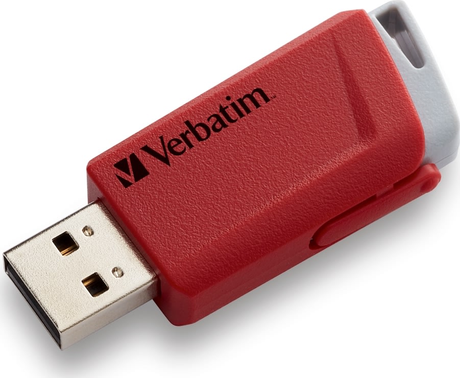 Verbatim Store 'n' Click 32GB USB, 2-pak, rød/blå