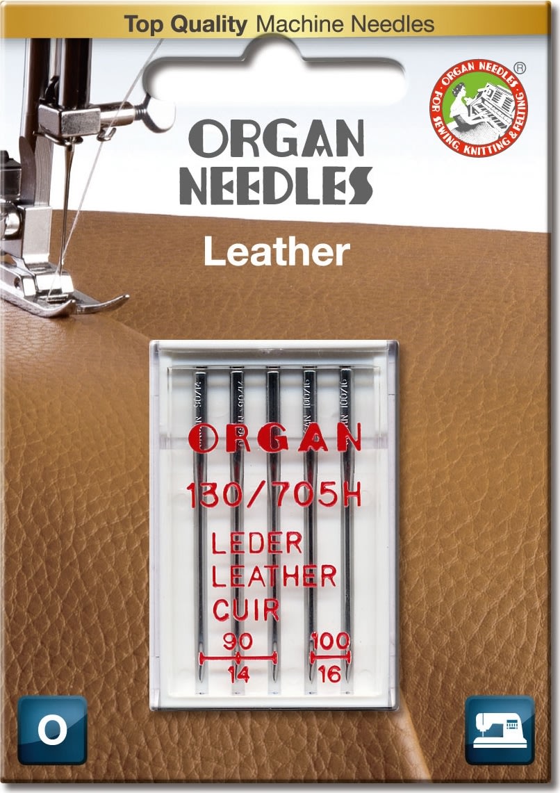 Organ Læder nåle til symaskine | 5 stk.