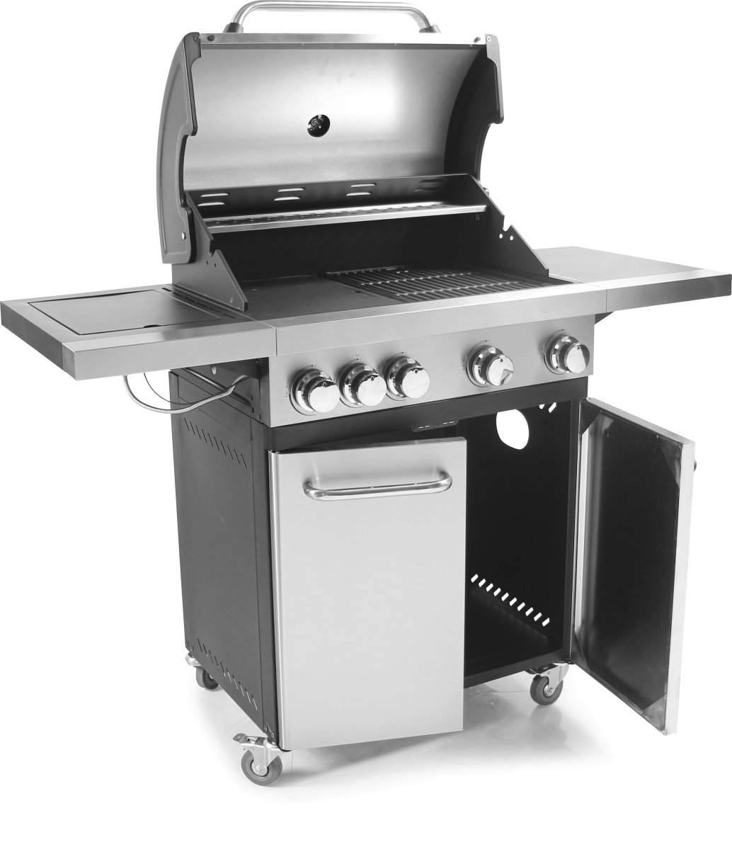 Pepper deluxe gasgrill 4+1 brænder