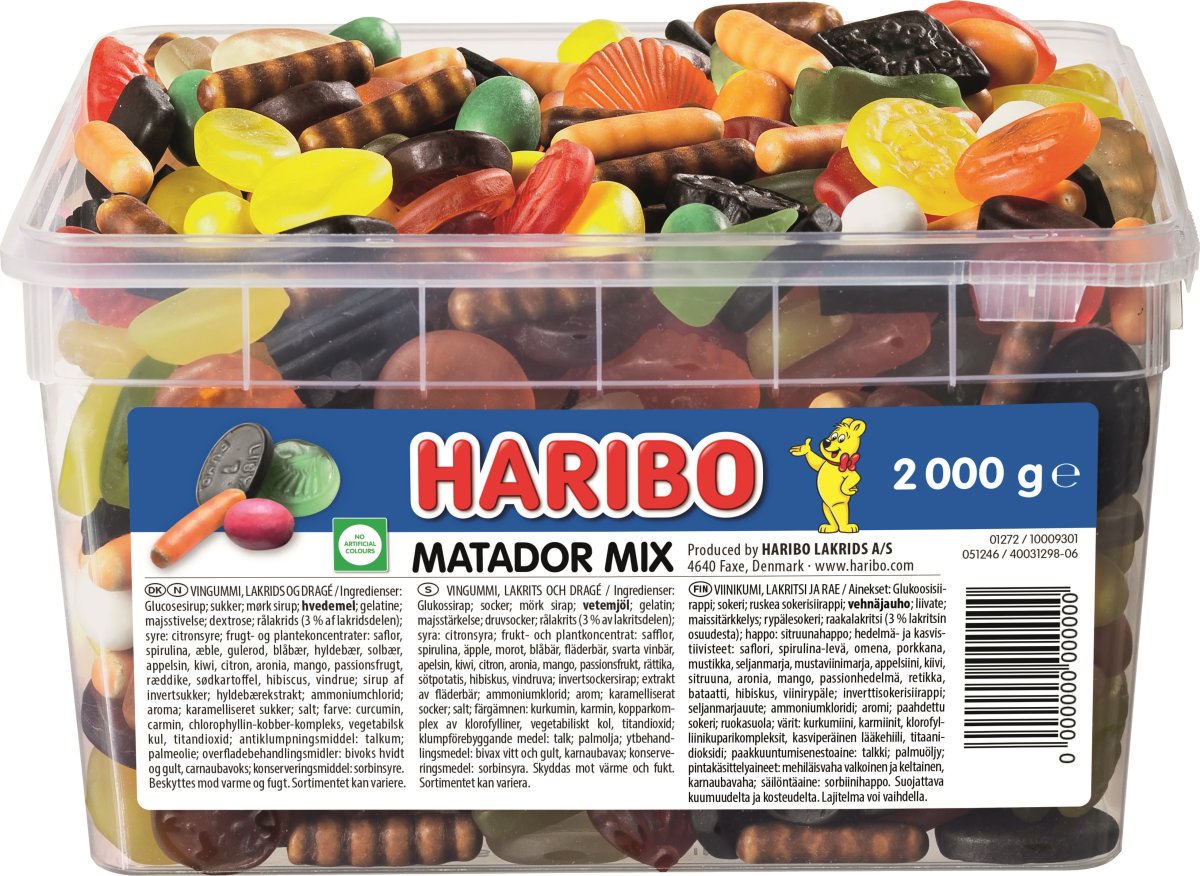 Haribo Matador Mix, 2 kg