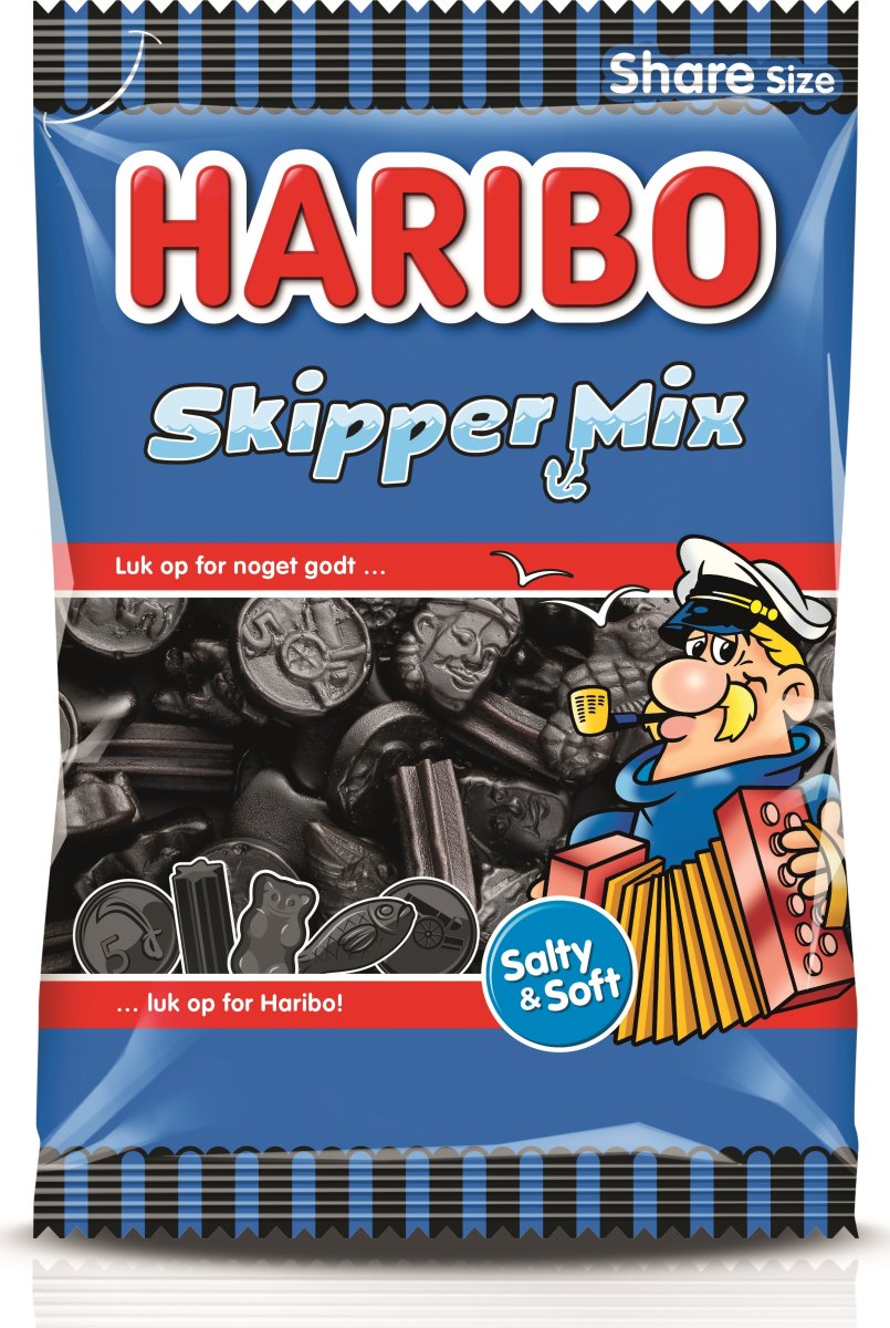 Haribo Skipper Mix Slik, 375 g