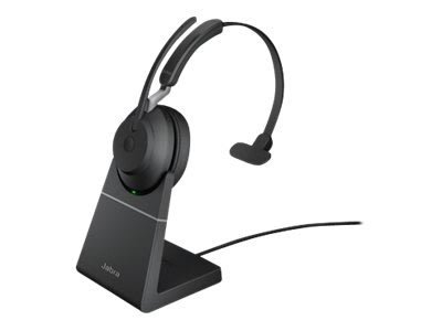 Jabra Evolve2 65 USB-A UC Mono headset m. stand