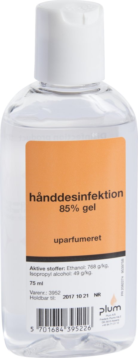 Plum Hånddesinfektion 85% | Gel | 75 ml