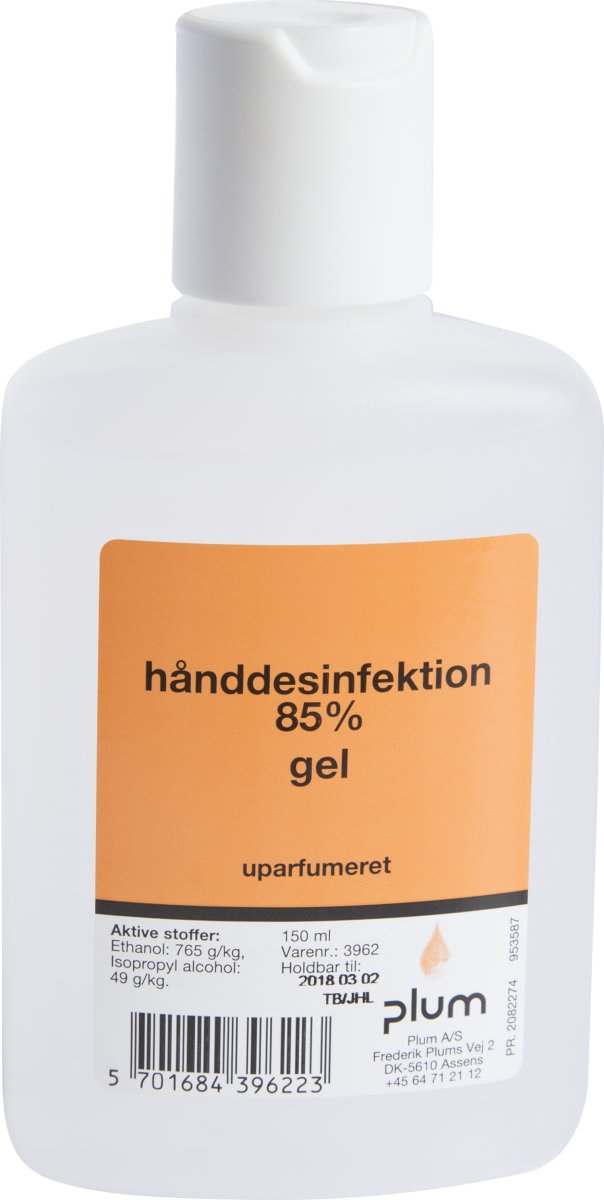 Plum Hånddesinfektion 85% | Gel | 150 ml