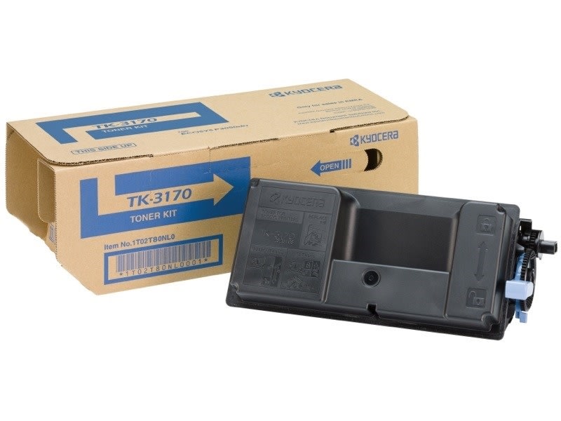 Kyocera TK-3170 lasertoner, sort, 15.500 sider