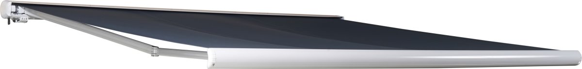 Liana Markise m/motor & LED, 480x300 m, grå/hvid