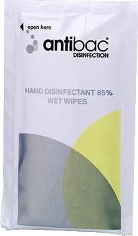 Antibac Hånddesinfektion 85% | Wipes | 250 stk