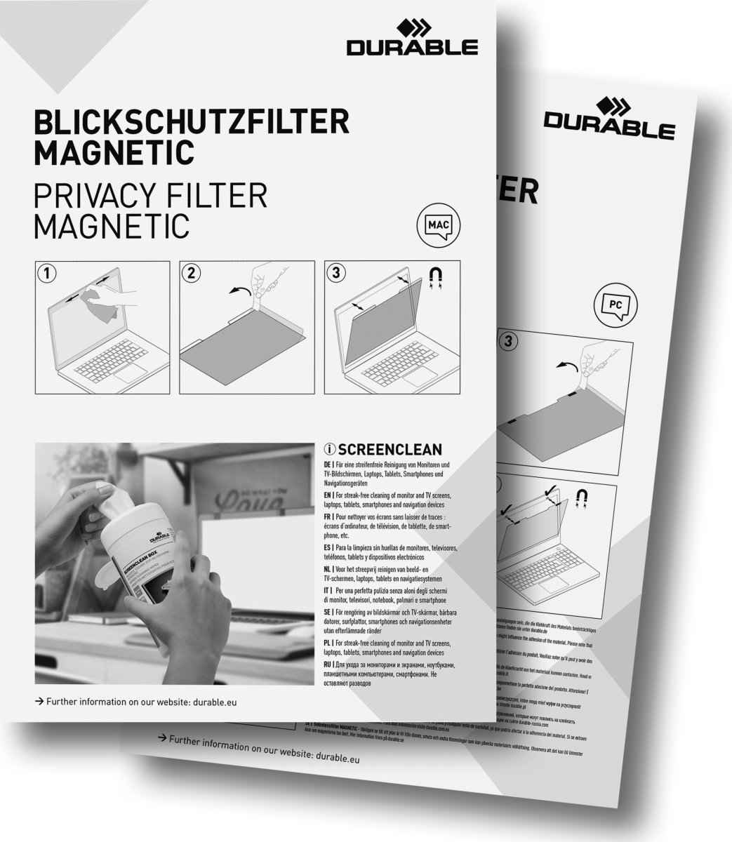 Durable MAGNETIC MacBook Pro 15,4″ Skærmfilter