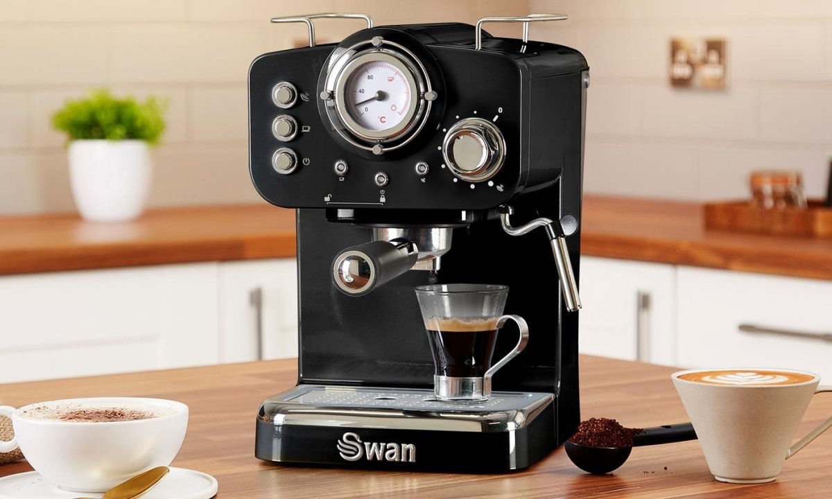 Swan Espressomaskine, sort