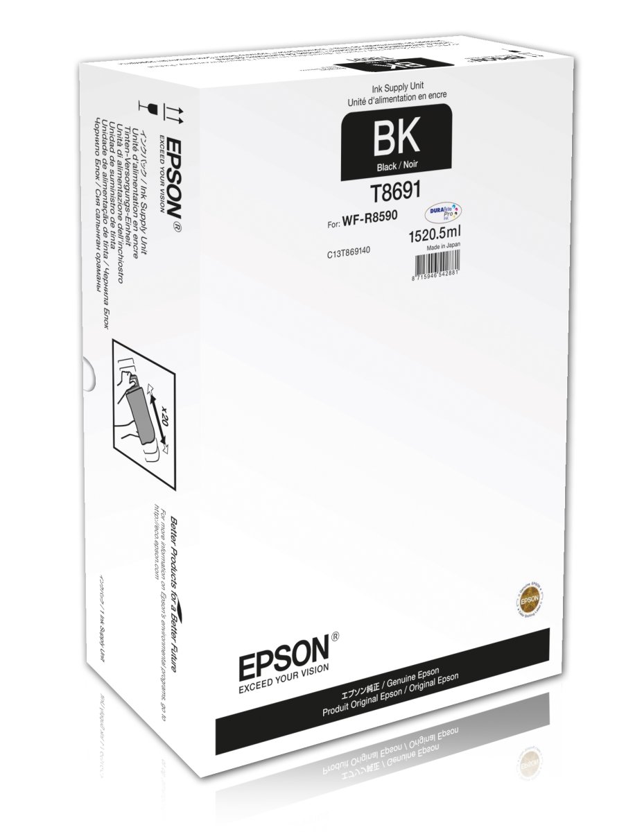 Epson T8691 XXL blækpatron, sort