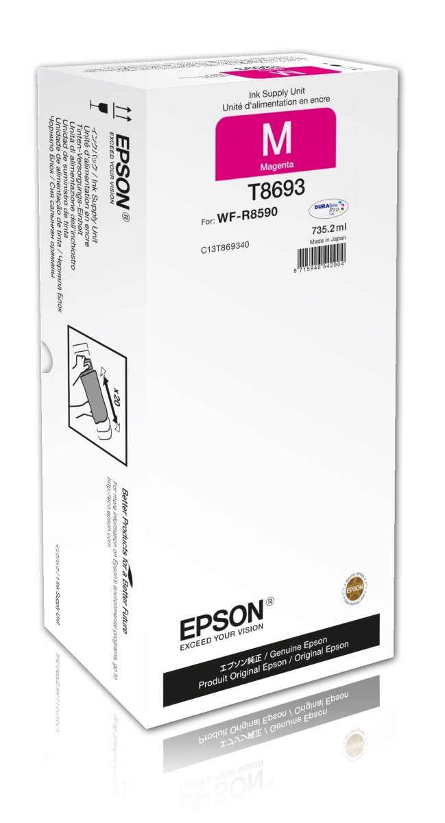 Epson T8693 XXL blækpatron, magenta