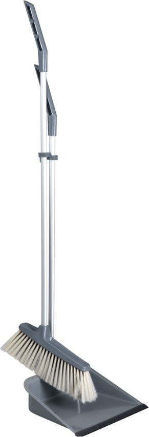 Fejebakkesæt m/ langt skaft, 80 cm, Grå