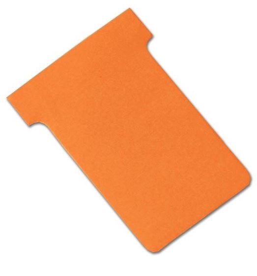 Nobo T-Kort str. 2, orange, 100 stk.