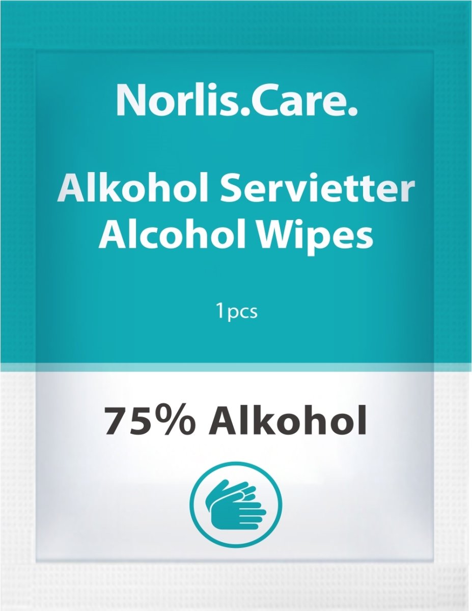 Norlis Care Hånddesinfektion 75% | Wipes | 20 stk