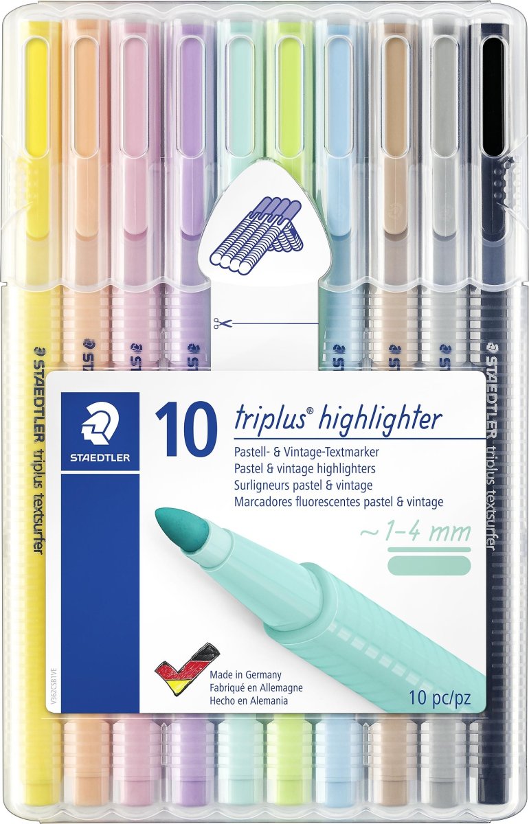 Staedtler Triplus Highlighter | 10 farver