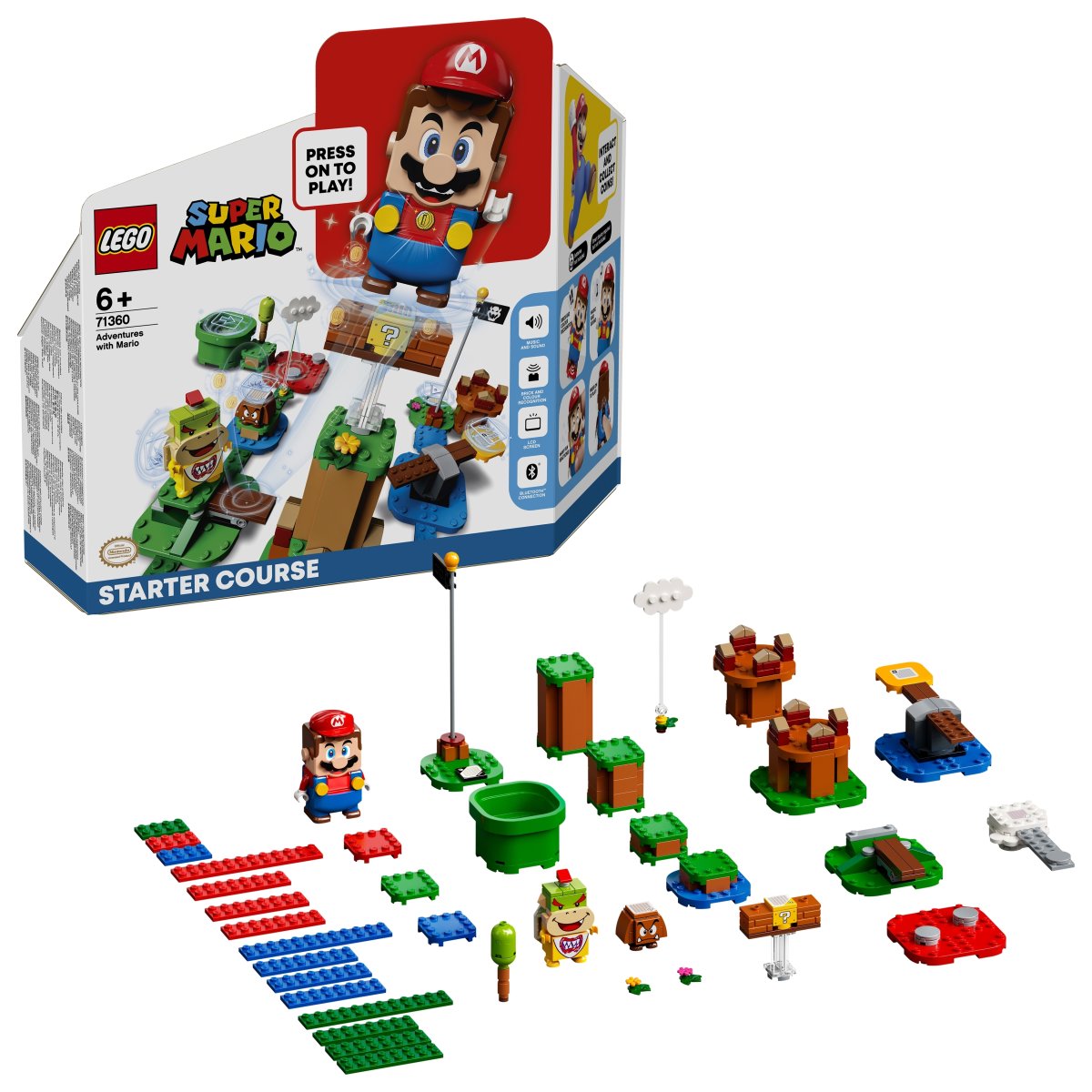LEGO 71360 Eventyr med Mario – startbane, 6+