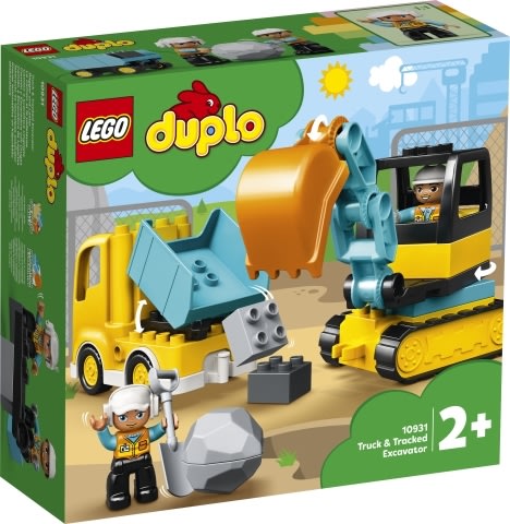 LEGO 10931 Lastbil og gravemaskine på larvefødder