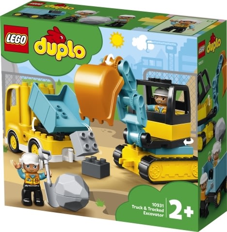 LEGO 10931 Lastbil og gravemaskine på larvefødder