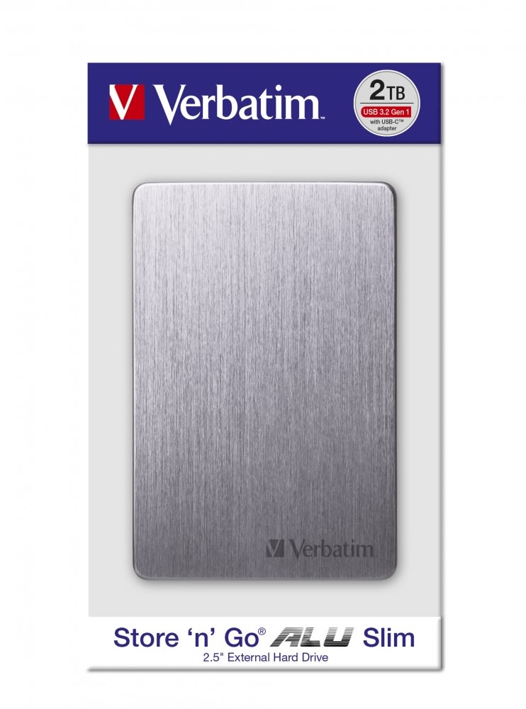 Verbatim Store´n´Go ekstern harddisk 2TB spacegrey