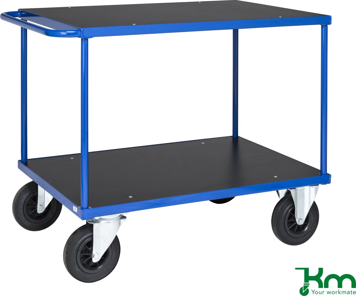 Flexi 330 bordvogn, 100x70x89, Blålakeret stål