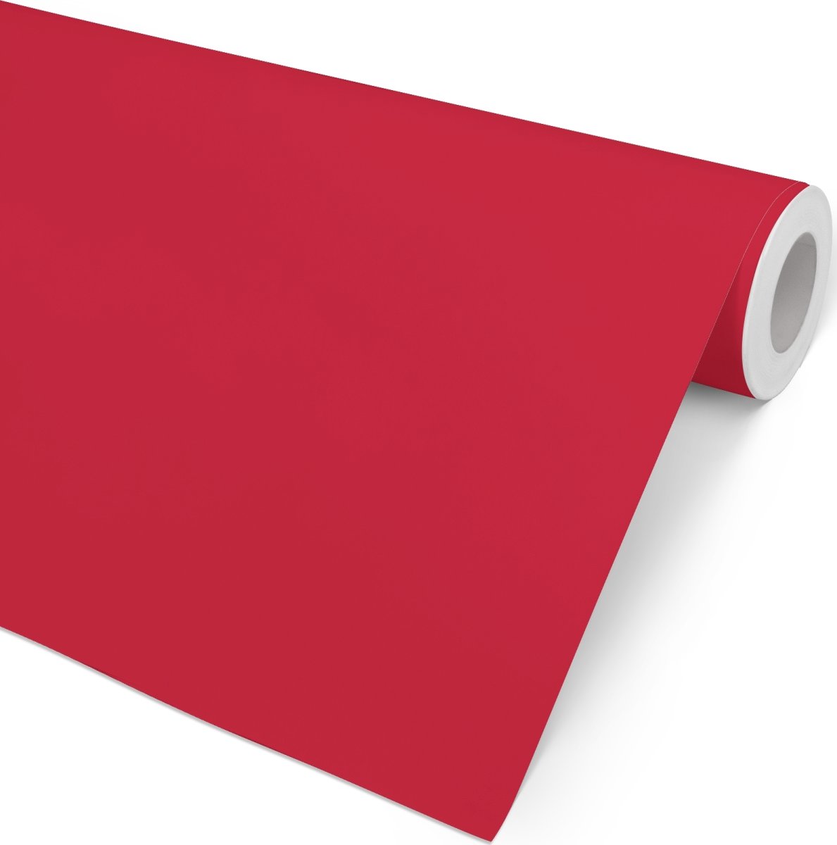 Gavepapir | Blank Rød | 57cm x 154m