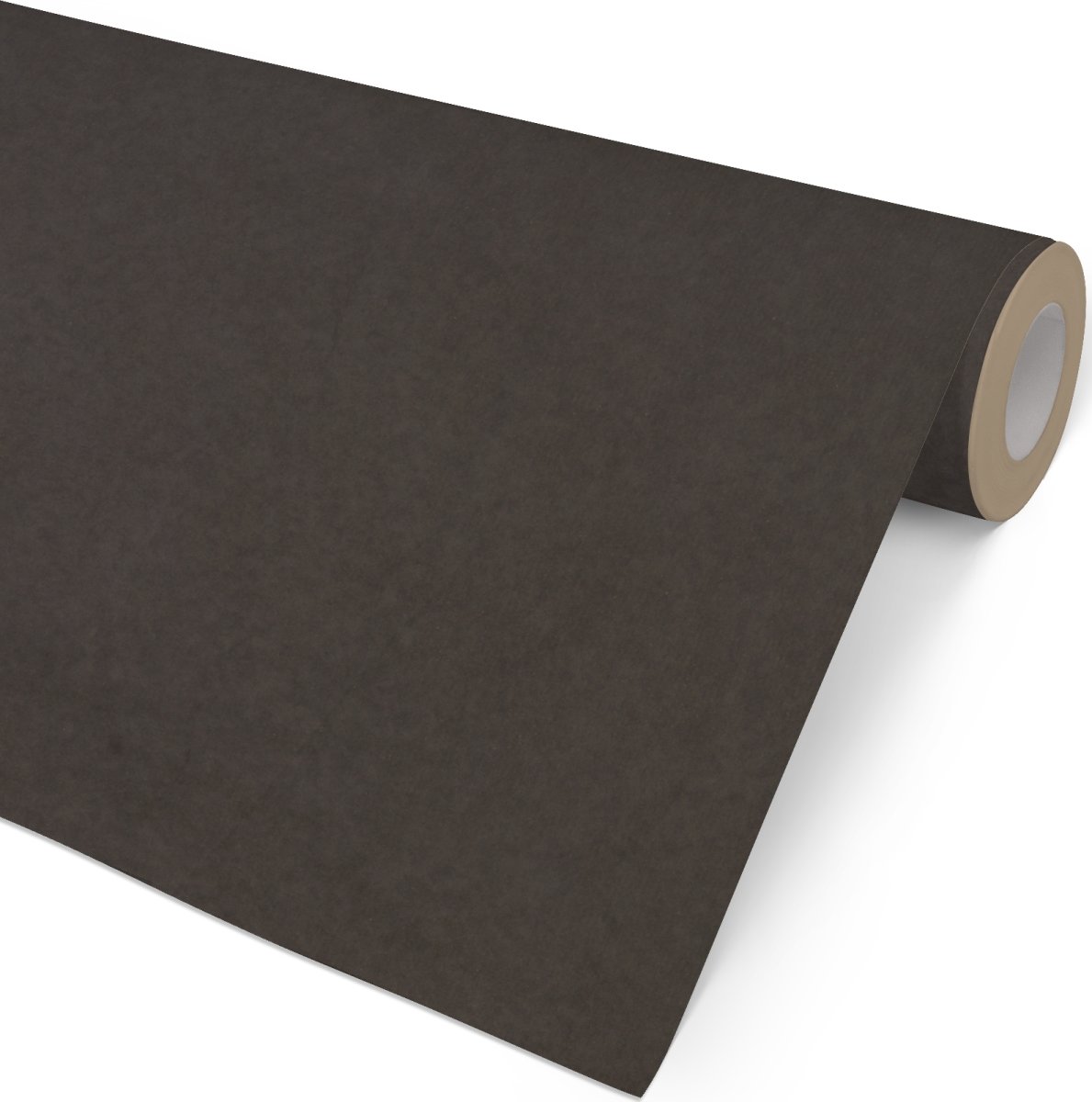 Gavepapir, Kraft Sort, 57cm x 154m