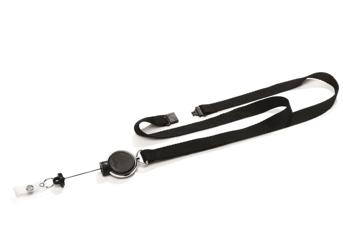 Durable Halsbånd m. stærk jojo | 15 mm | Sort