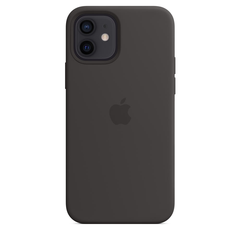 strøm parti Overflødig Apple silikone-etui til iPhone 12|12 Pro, sort | Lomax A/S