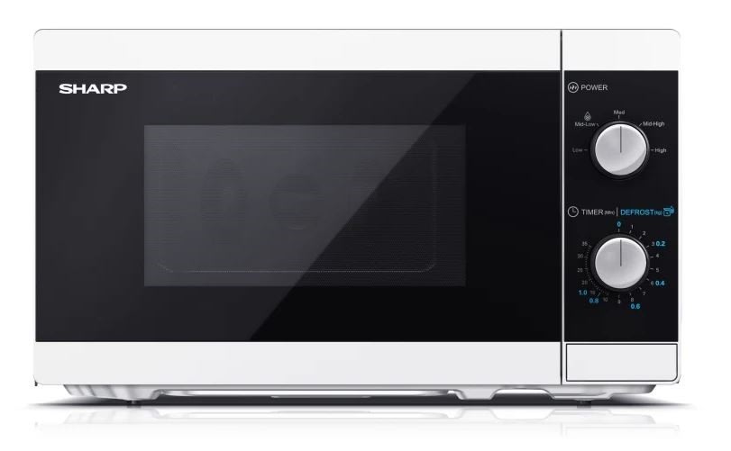 Sharp YC-MS01EC Mikrobølgeovn, 800W, hvid