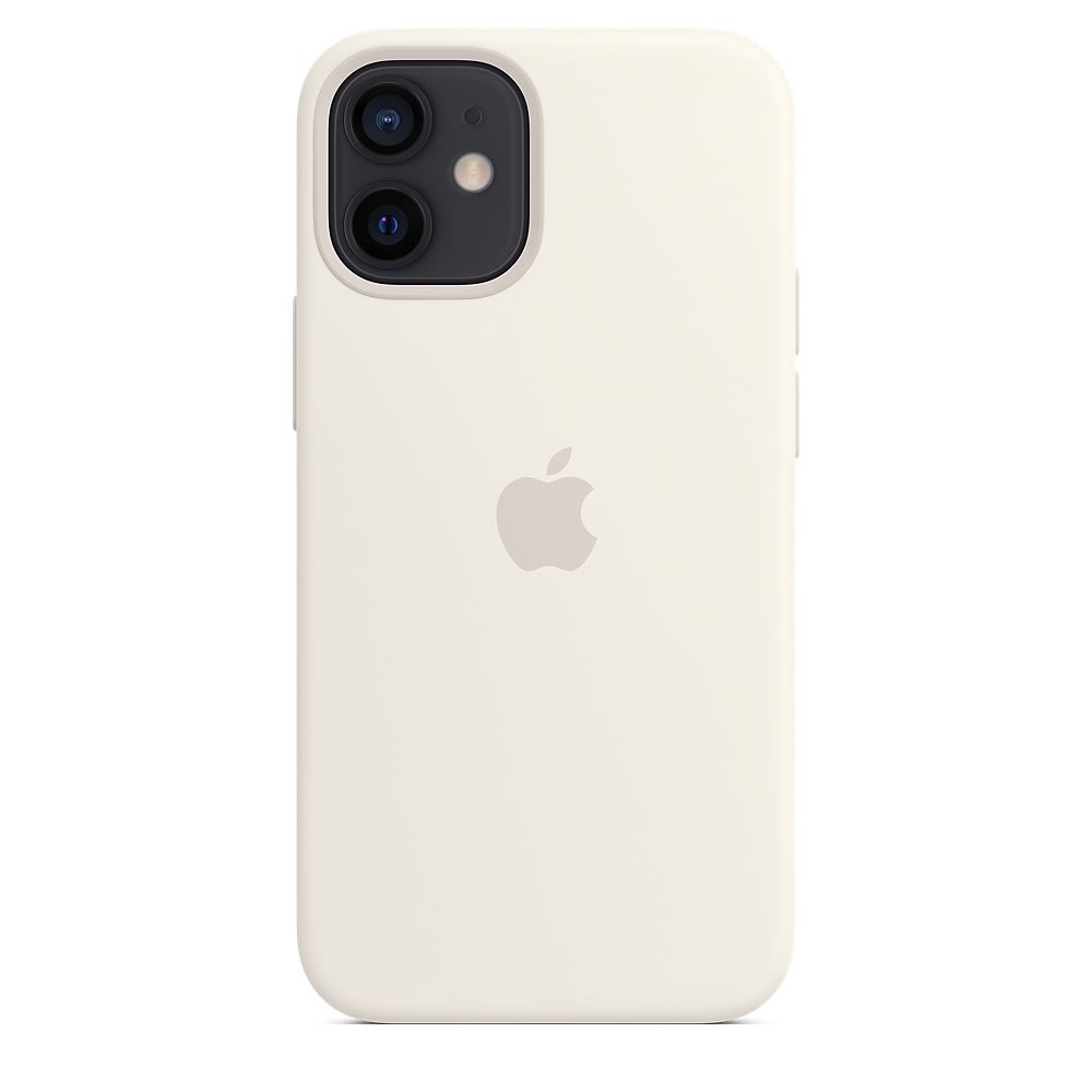 Apple silikone-etui til iPhone 12 Mini, hvid