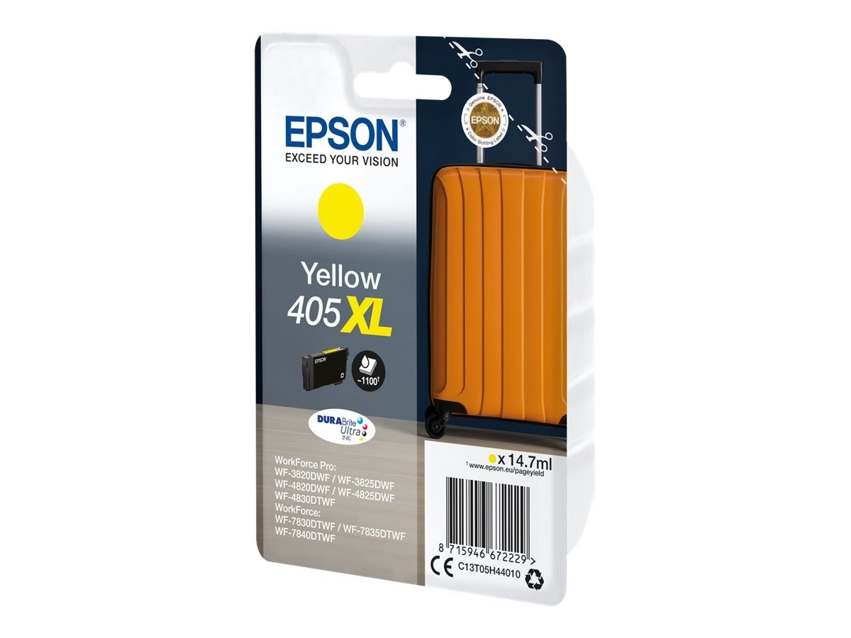 Epson 405XL DURABrite blækpatron, gul