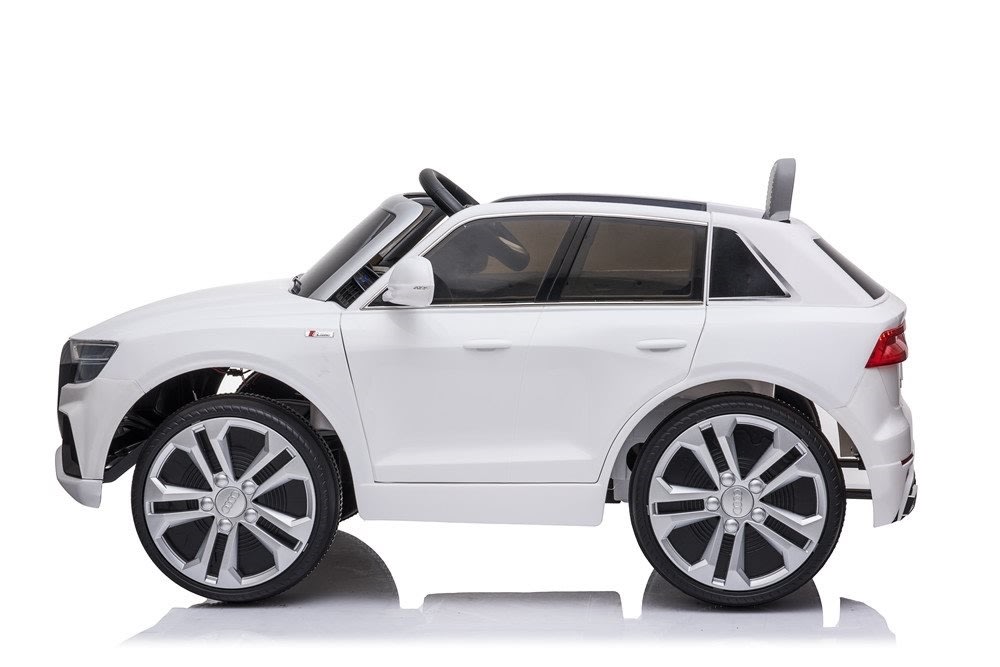El-drevet Audi Q8 børnebil, 12V, hvid