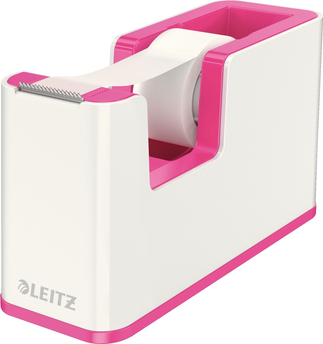 Leitz WOW Tapedispenser | Hvid/pink