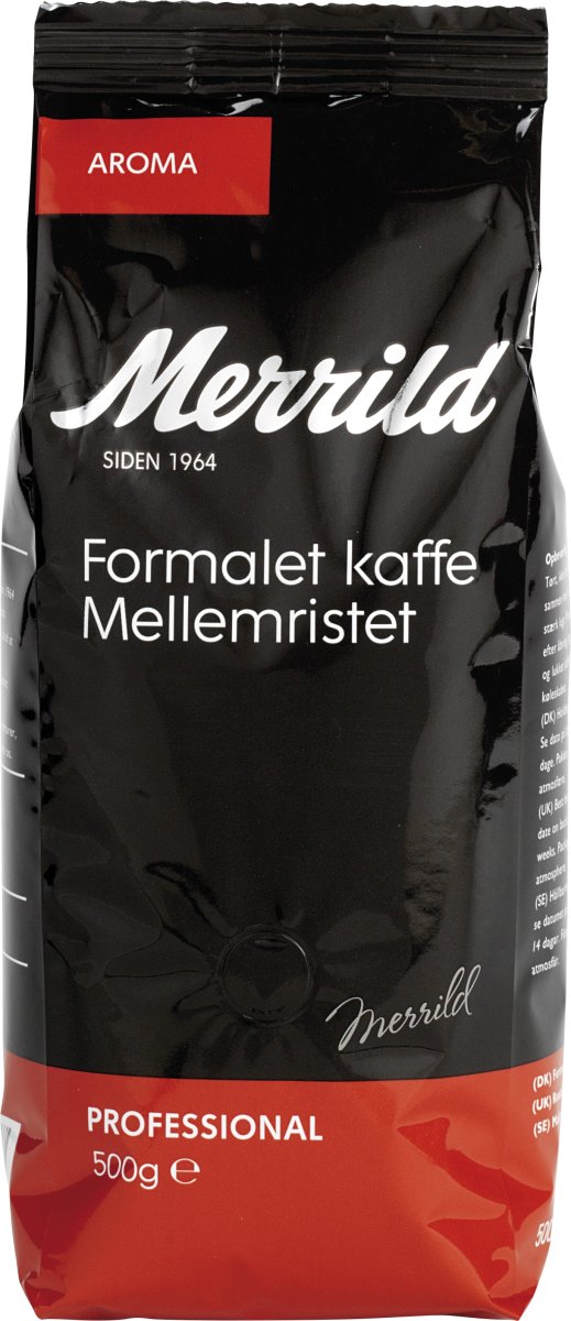 Merrild Aroma kaffe, 500g