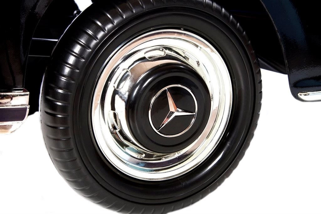 El-drevet Mercedes 300S børnebil, 12V, sort