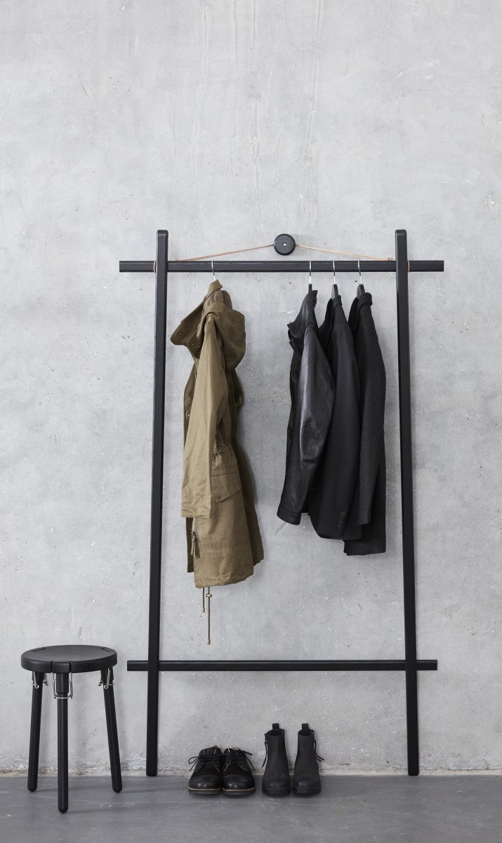 Andersen clothes rack, sort