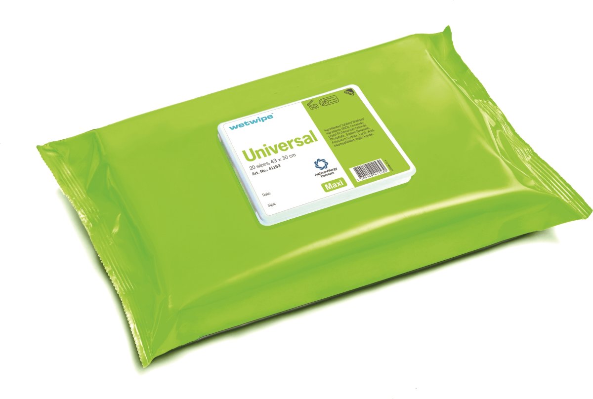 Wet Wipe Universal, maxi, 20 wipes