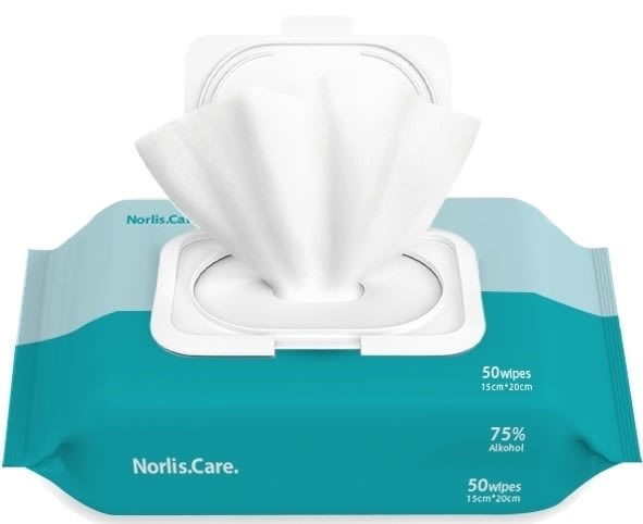 Norlis Care Overfladedesinfek 75% | Wipes | 50 stk