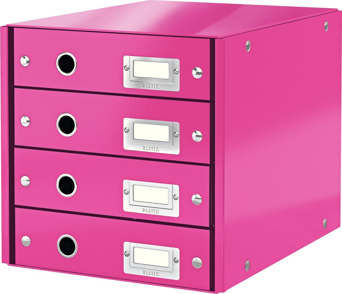 Leitz Click & Store Skuffekabinet | 4 rum | Pink
