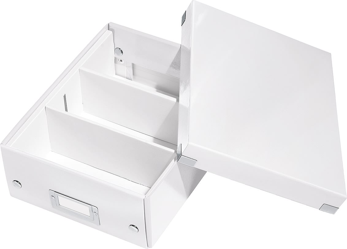 Leitz Click & Store Organiseringsboks | S | Hvid