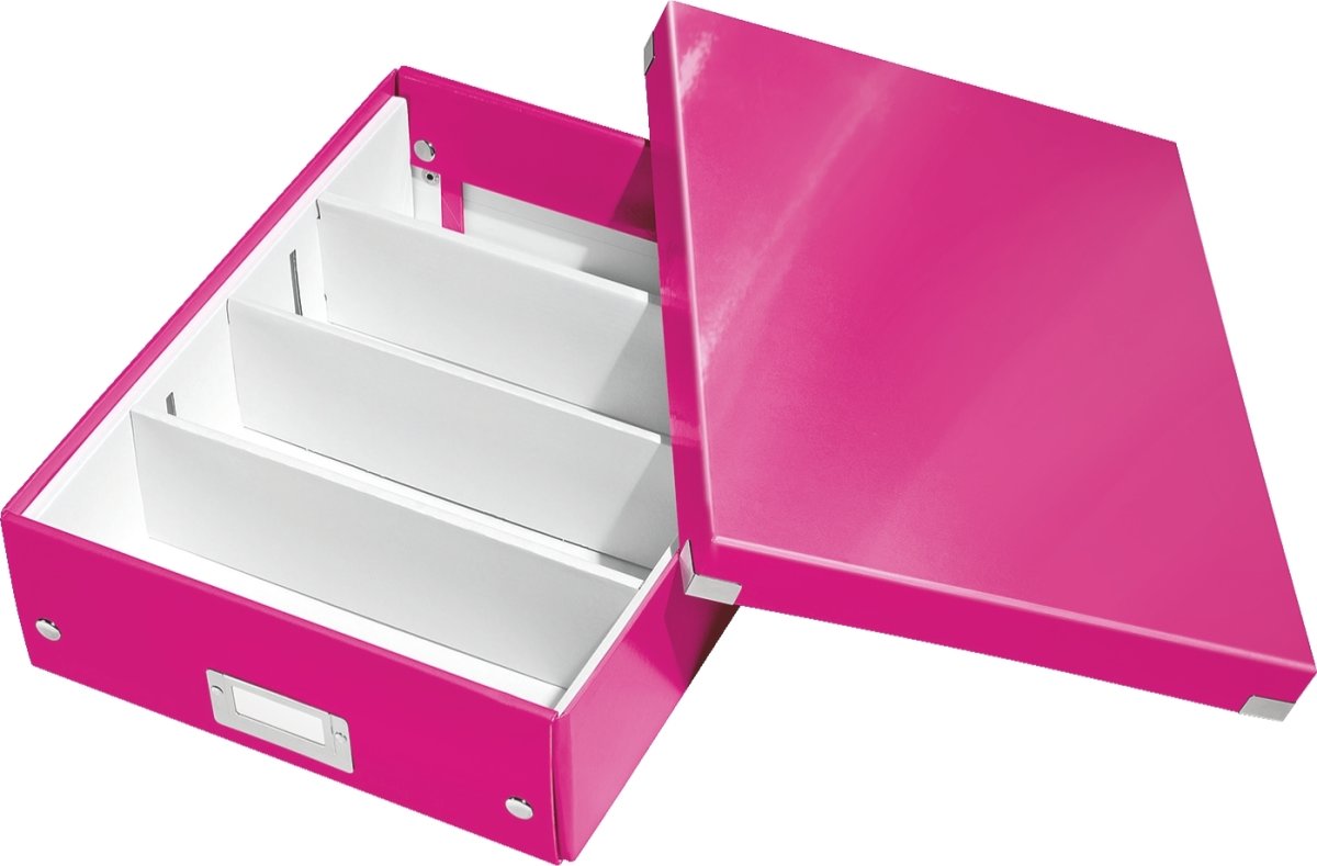 Leitz Click & Store Organiseringsboks | M | Pink