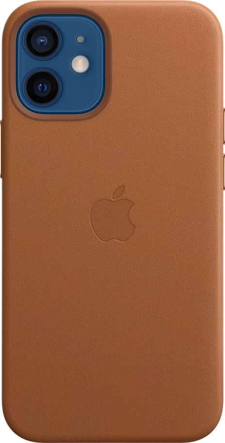 Apple læder etui til iPhone 12 mini, brun