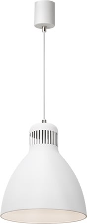 Luxo L-1 E27 loftslampe, Ø28, hvid