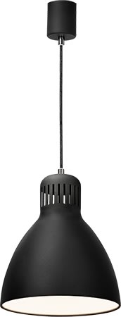 Luxo L-1 E27 loftslampe, Ø28, sort